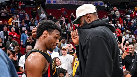LeBron James has never made it a secret that he wants to play in the NBA at the same time as his son, Bronny James, either on the same team or against one another.